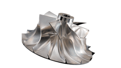 Forged milled compressor wheel (FMW) Forged milled compressor wheel (FMW)