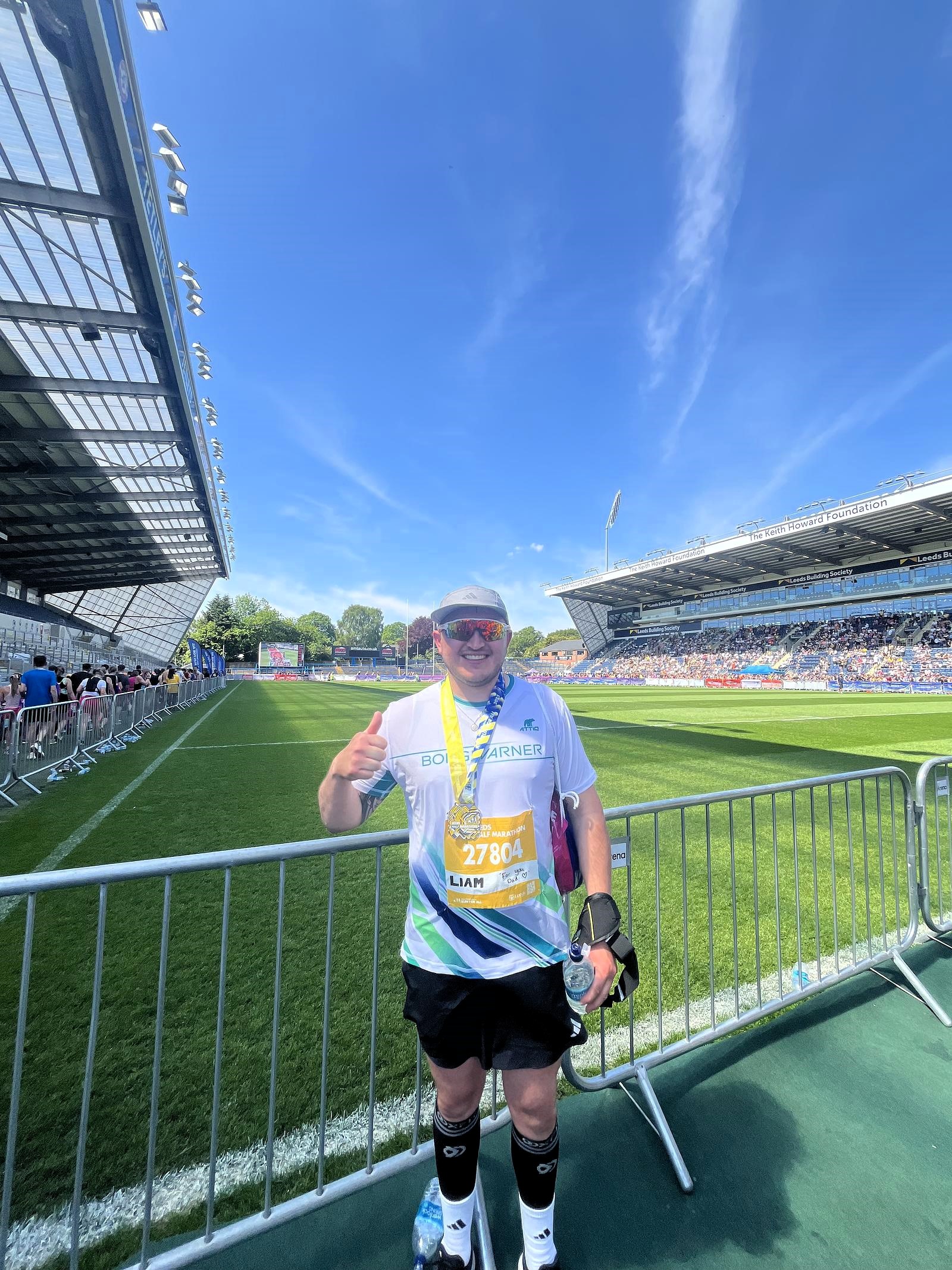Congratulations to Liam on His First Half Marathon – All in Support of Macmillan
