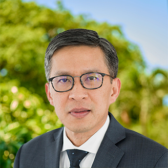 a man in a black suit