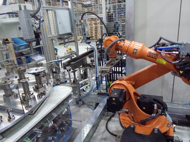 Robot in a lab