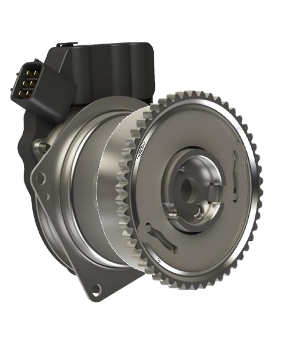 Large gray and black mechanical part