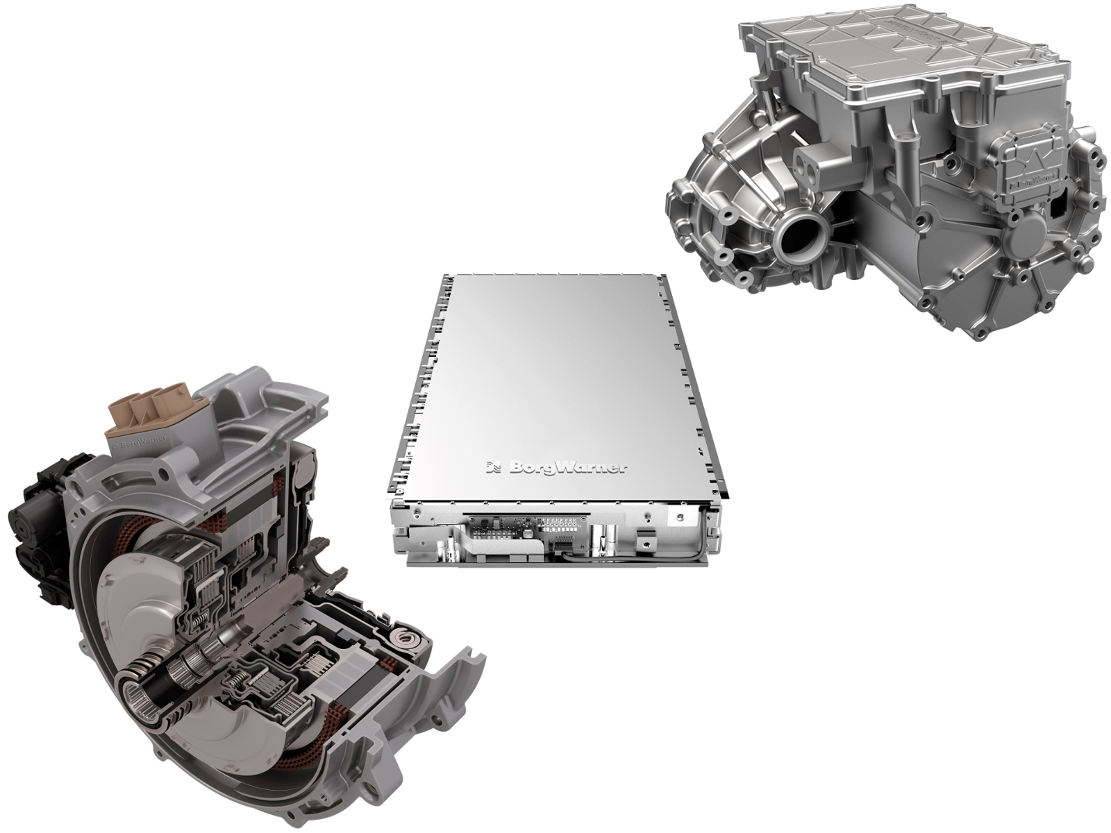 P2 module, battery pack and eAxle iDM