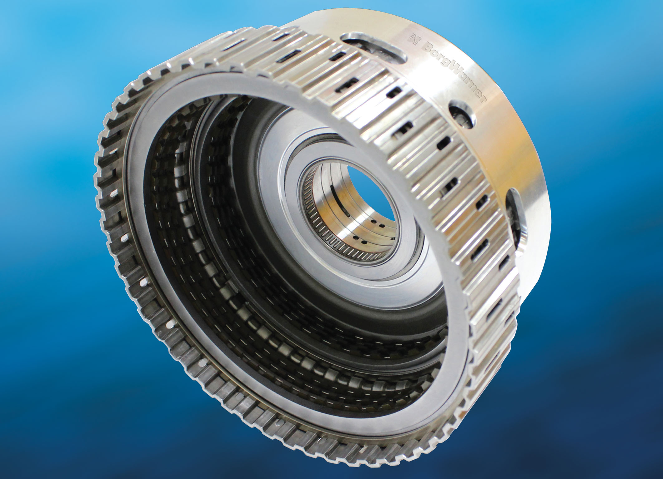 BorgWarner’s new light-weight clutch module optimizes efficiency and reduces drag to help Hyundai’s 8-speed automatic front-wheel drive transmission improve shift feel and fuel economy.