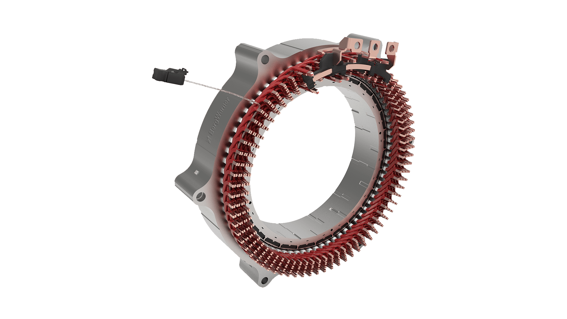 a circular object with wires