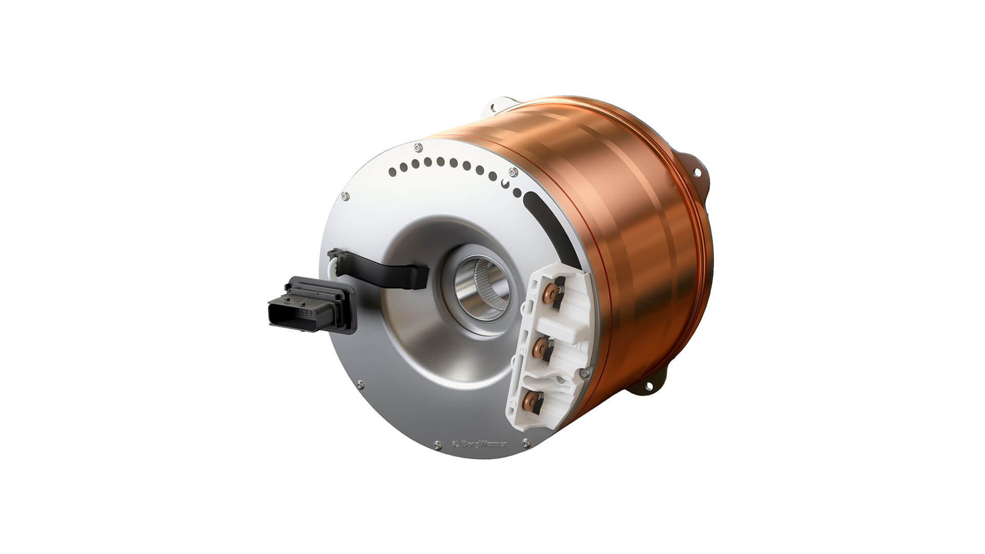 Closeup rendering of a HVH250 E-Motor