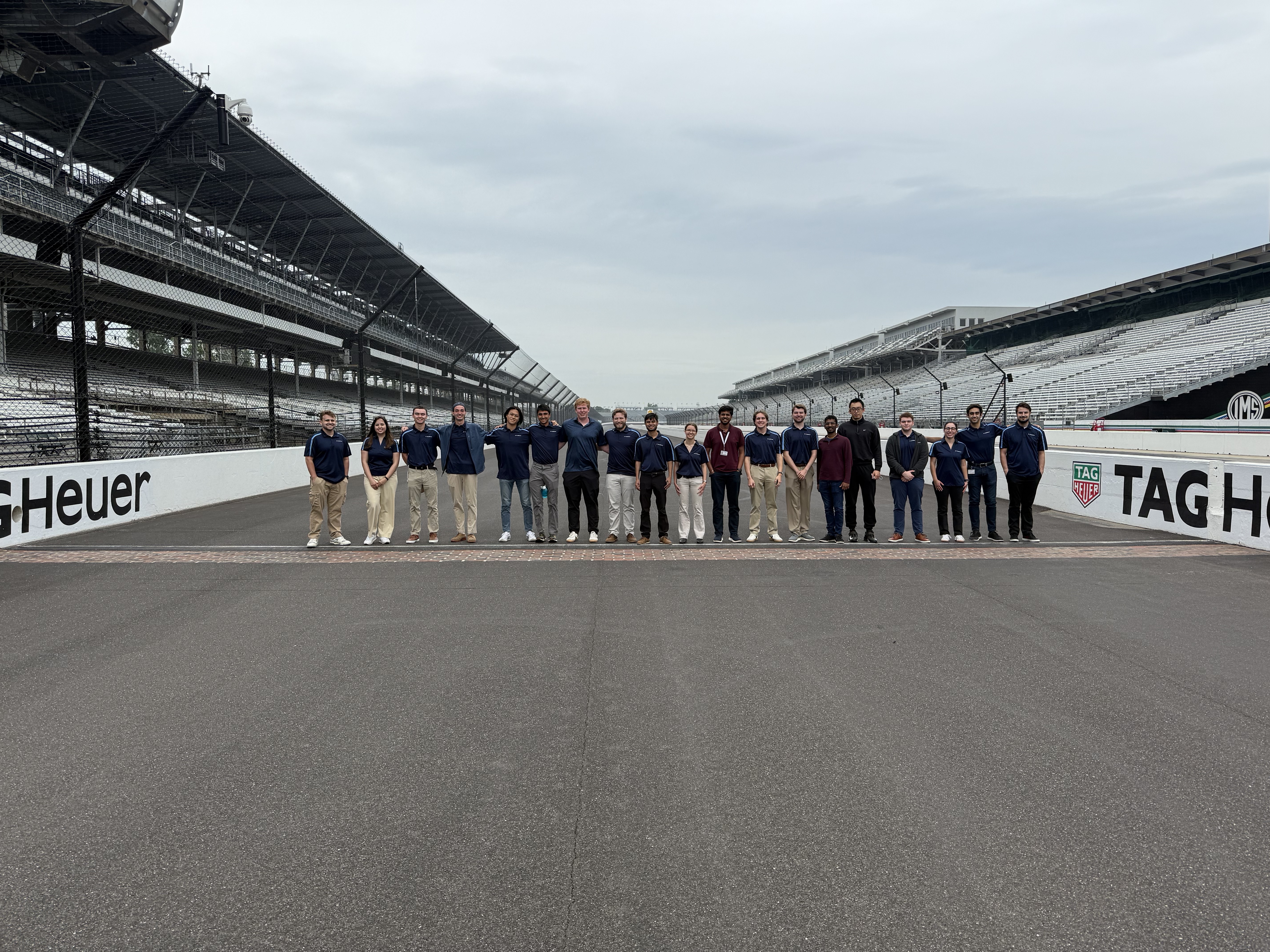Group photo with the bricks