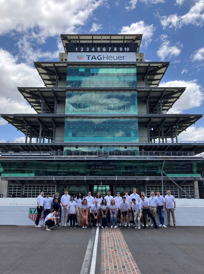 Group of people at Indiana Motor Speedway