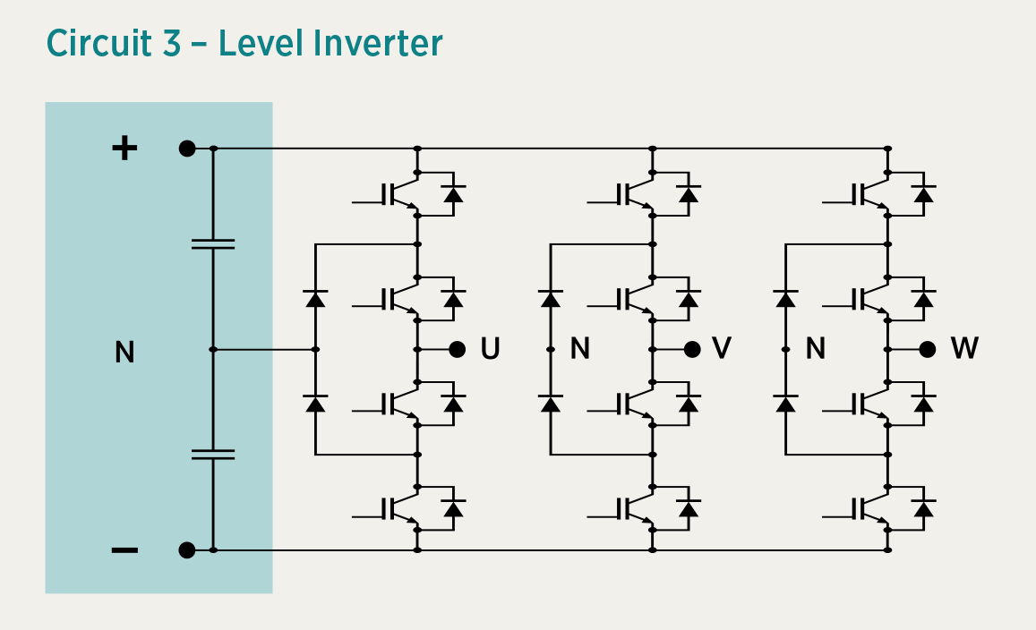 Multilevel Highspeed Inverter MLI60A - Circuit 3 - Level Inverter